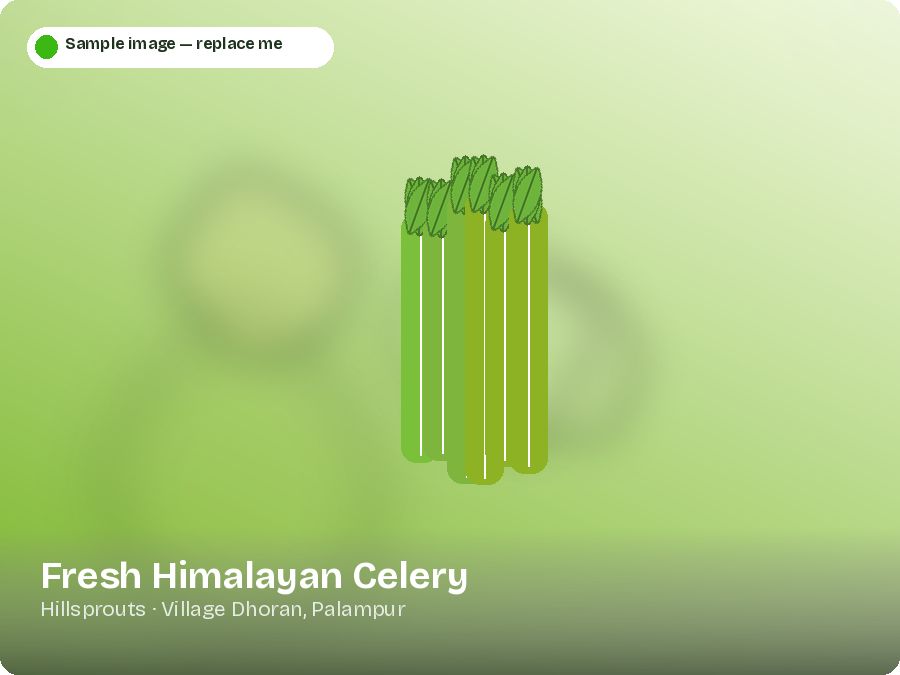 Fresh Himalayan Celery